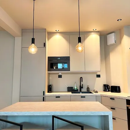 아파트 Bergen City Apartment 베르겐